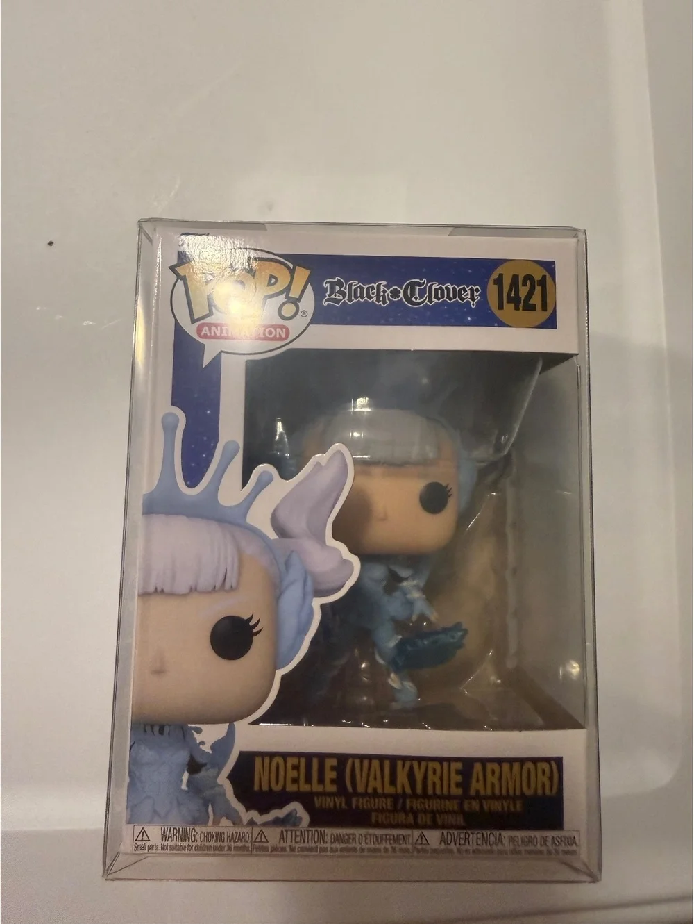 Funko Pop! Black Clover Noelle Valkyrie Armor #1421 w/ Soft Protector